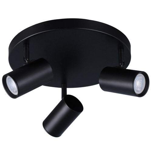 Hansen 3 Light Round Aluminium Spotlight