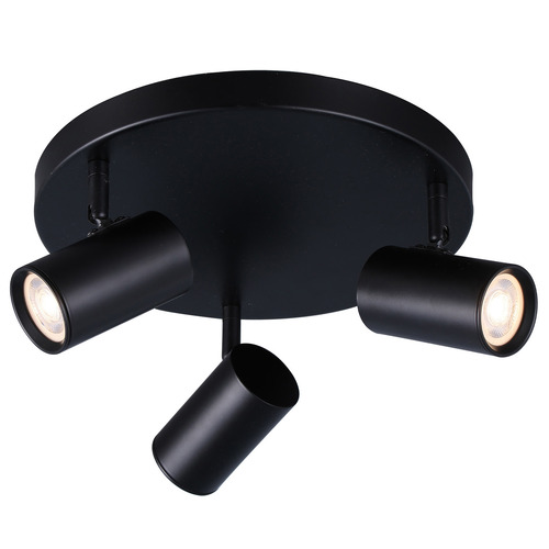 Hansen 3 Light Round Aluminium Spotlight