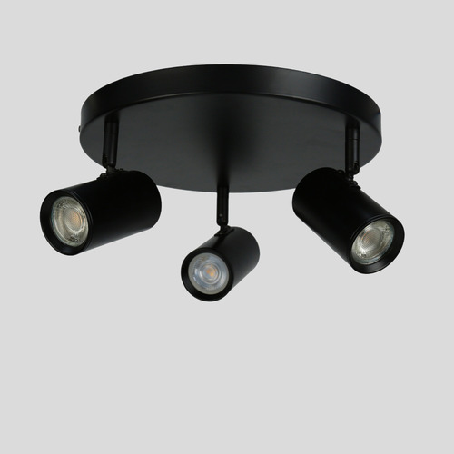 Hansen 3 Light Round Aluminium Spotlight