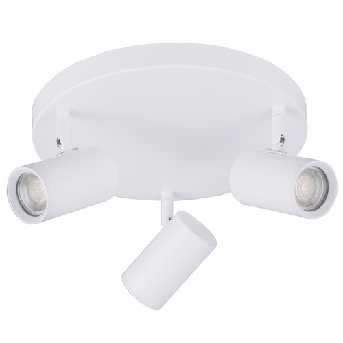 Hansen 3 Light Round Aluminium Spotlight