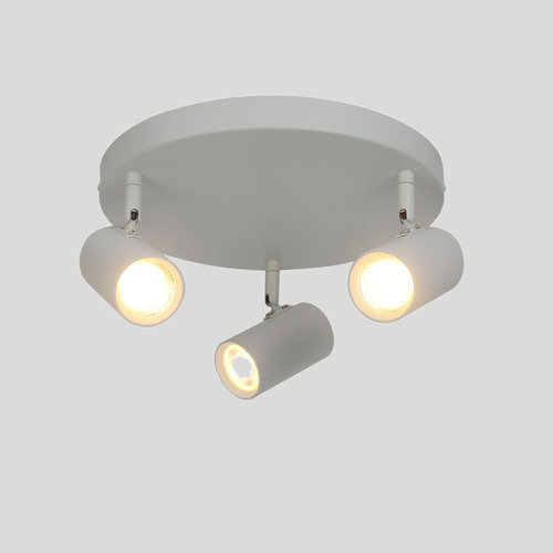 Hansen 3 Light Round Aluminium Spotlight