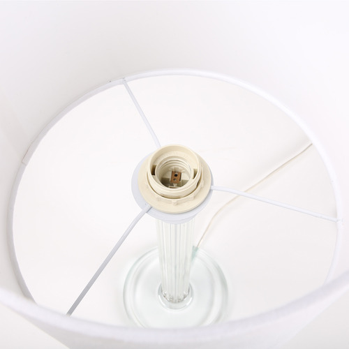 40cm Brock Glass Table Lamp