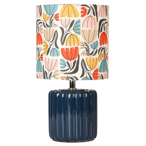 33cm Flynn Floral Ceramic Table Lamp