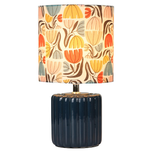 33cm Flynn Floral Ceramic Table Lamp