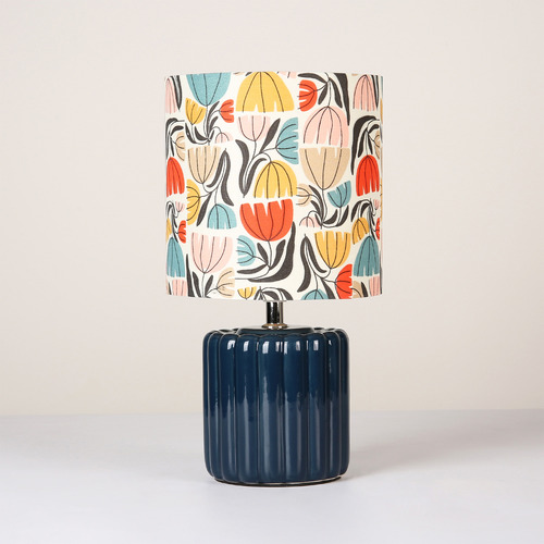 33cm Flynn Floral Ceramic Table Lamp