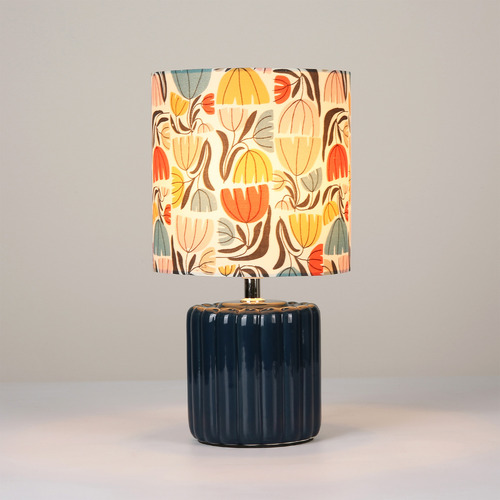 33cm Flynn Floral Ceramic Table Lamp