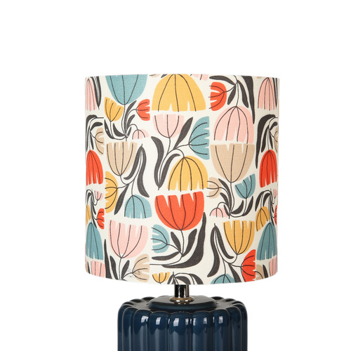 33cm Flynn Floral Ceramic Table Lamp