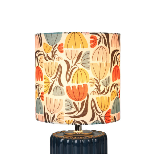 33cm Flynn Floral Ceramic Table Lamp