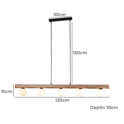 Carver 5 Light Pendant