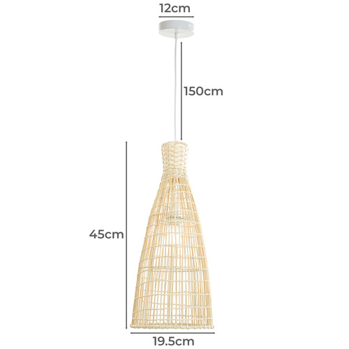 Hayden Rattan Pendant Light