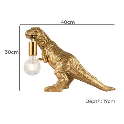 30cm T-Rex Bite Resin Table Lamp