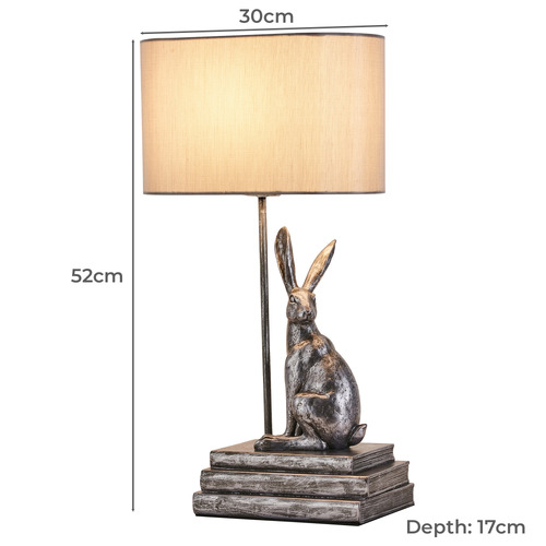 52cm Rabbit Resin Table Lamp