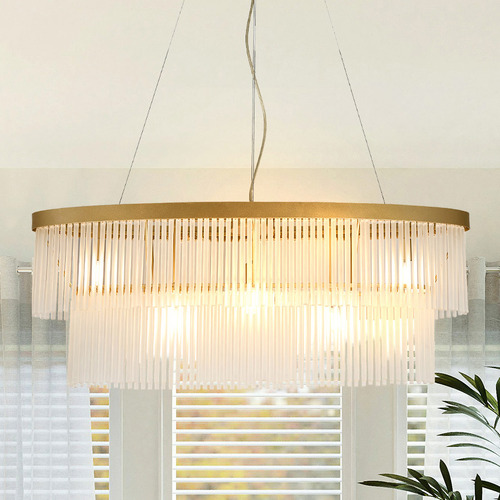 Richards 80cm Iron & Glass Pendant Light