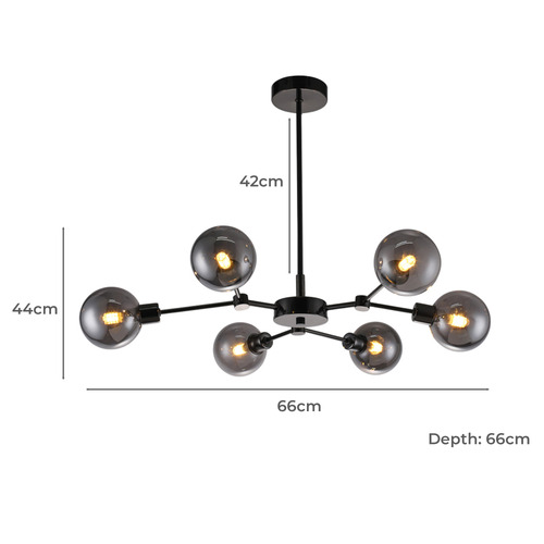 Sherry 6 Light Pendant