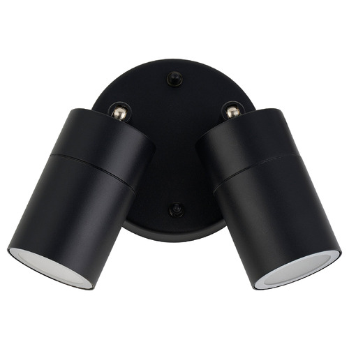 Lyra 2 Light Outdoor Wall Spotlight