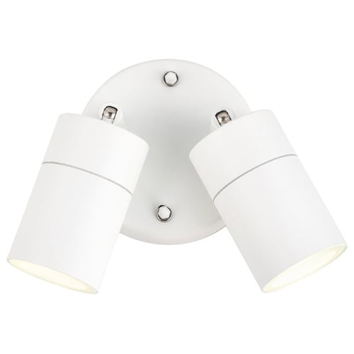 Lyra 2 Light Outdoor Wall Spotlight