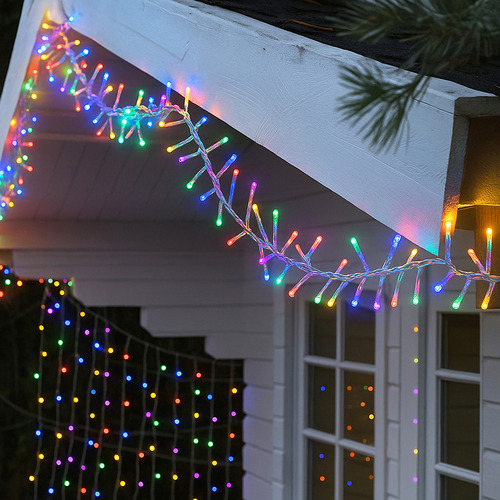 2000 Welsh LED Connectable Cluster String Lights