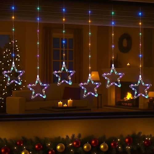 200cm Haseeb LED Waterfall Lights with Stars