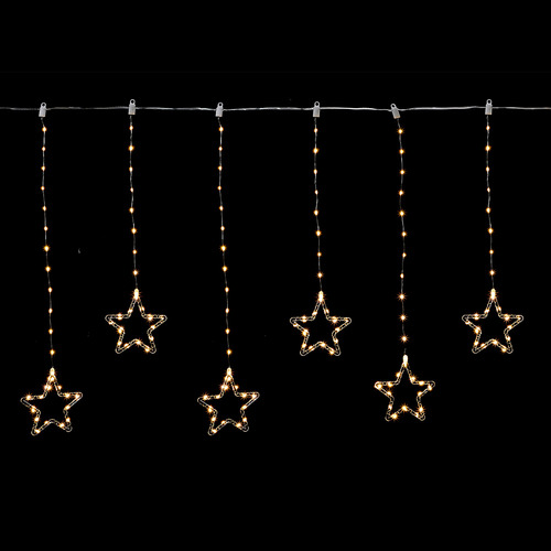 200cm Haseeb LED Waterfall Lights with Stars