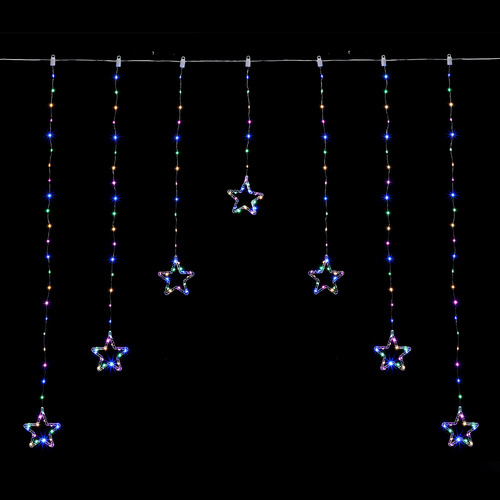 Howe V-Shape Curtain Lights with Stars