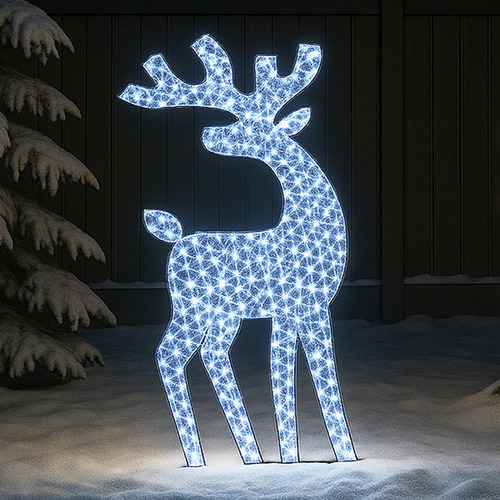 180cm Ayza 2D Reindeer with Twinkle LED