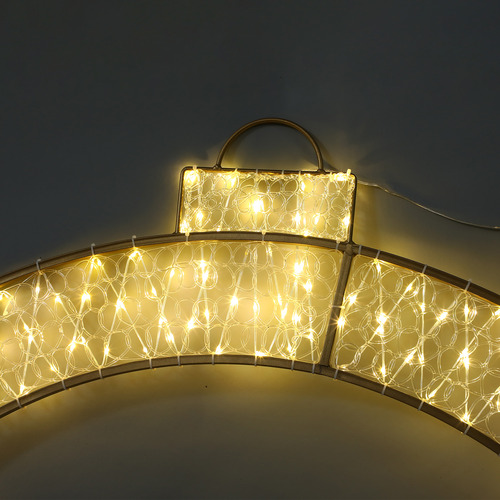 120cm Xyvee 2D Christmas Bauble Ring with Twinkle LED