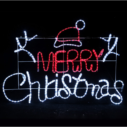 120cm Nyra Merry Christmas Rope Light