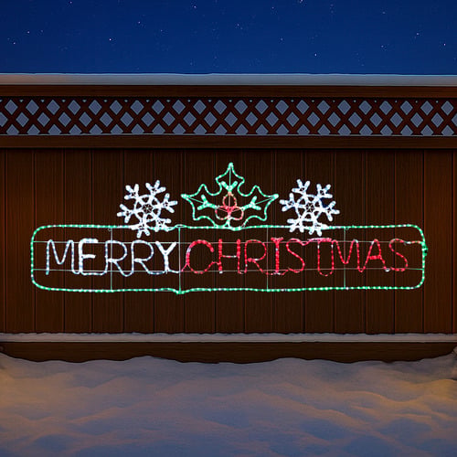 200cm Zyxie Merry Christmas Rope Light