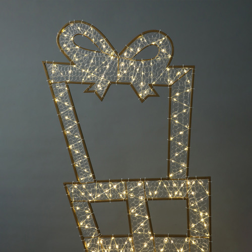 200cm Xyrae 2D Mesh Stacked Presents with Twinkle LED
