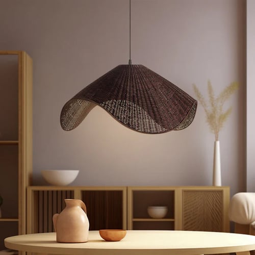 Spence Rattan Pendant Light