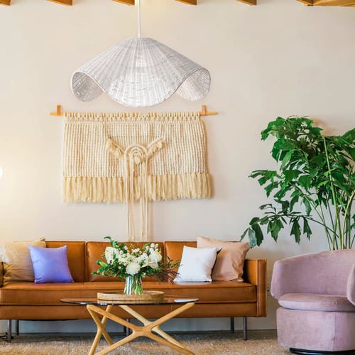 Spence Rattan Pendant Light