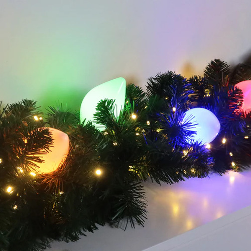 10 LED Connectable Pinecone String Light