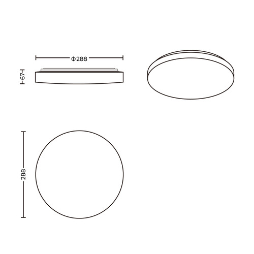 Kersey Led Flush Mount Ceiling Light