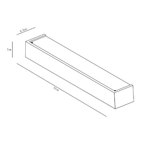 Melia Plaster Wall Sconce