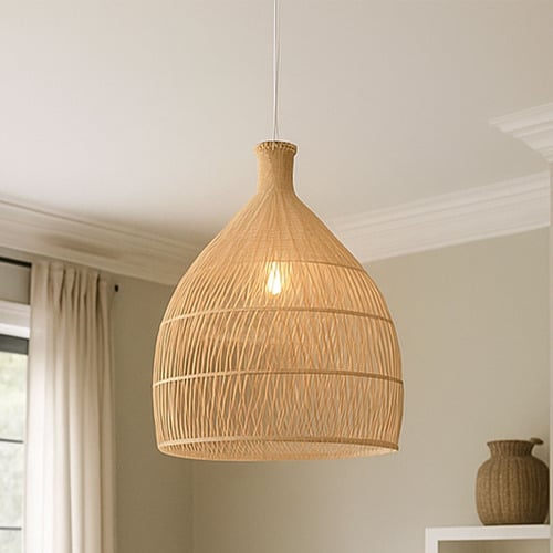 Downs Rattan Pendant Light