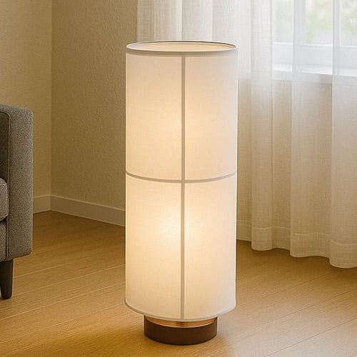 Marriott Metal & Fabric Floor Lamp