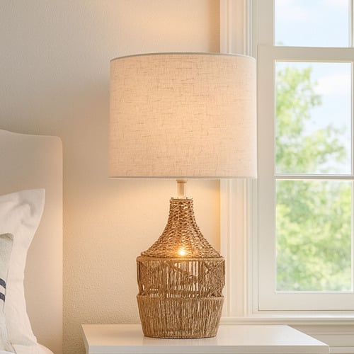 Harrell Hemp Rope Table Lamp