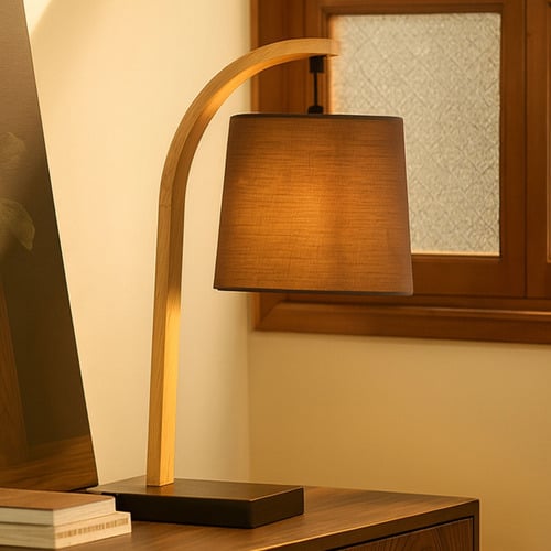 Keziah Timber Table Lamp