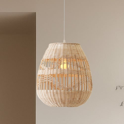 Avery Rattan Pendant Light