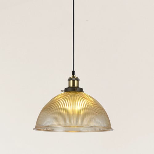 Trappes 1 Light Metal & Glass Pendant