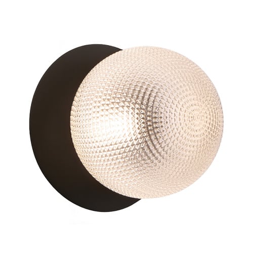 Lassie Diamond Cut Glass Warm White LED Wall Sconce