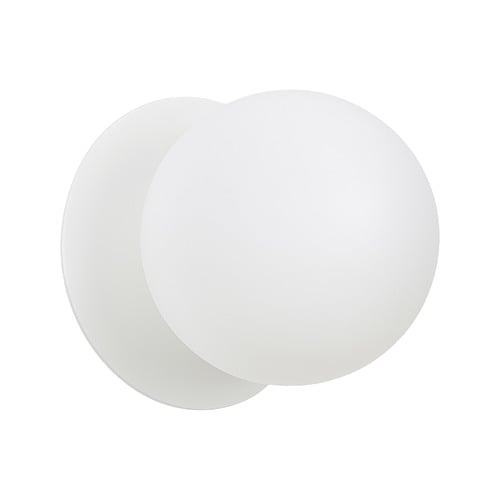 Lassie Opal Frosted Glass Warm White LED Wall Sconce