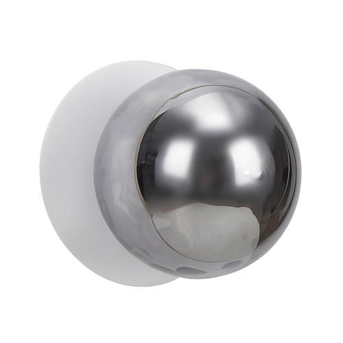 Lassie Molten Ripple Glass Warm White LED Wall Sconce
