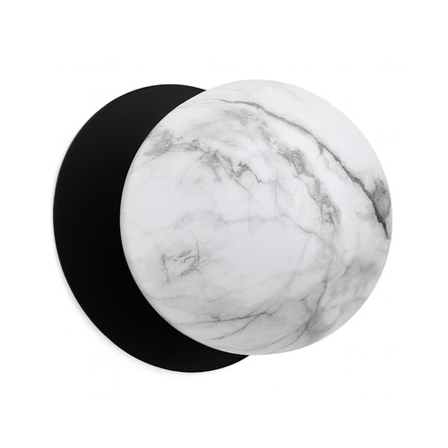 Lassie Marble Opal Glass Cool White LED Wall Sconce