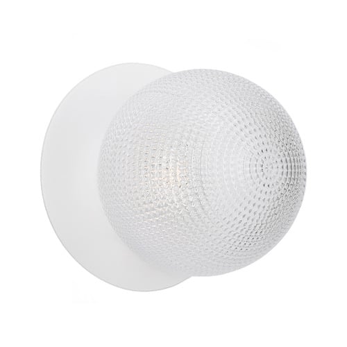 Lassie Diamond Cut Glass Warm White LED Wall Sconce