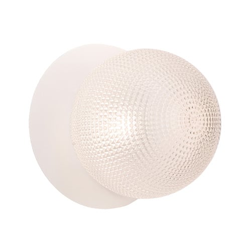 Lassie Diamond Cut Glass Warm White LED Wall Sconce