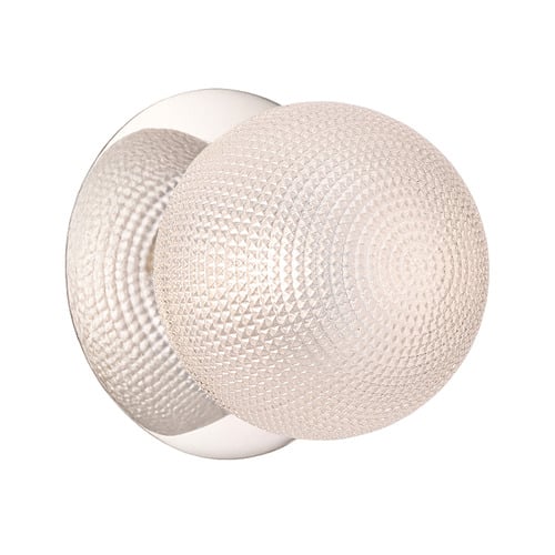 Lassie Diamond Cut Glass Warm White LED Wall Sconce