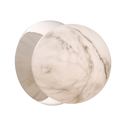 Lassie Marble Opal Glass Warm White LED Wall Sconce