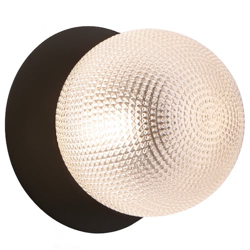 Lassie Diamond Cut Glass Warm White LED Wall Sconce