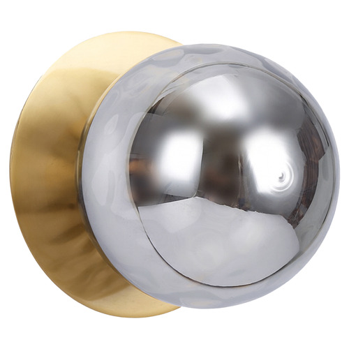 Lassie Molten Ripple Glass Warm White LED Wall Sconce